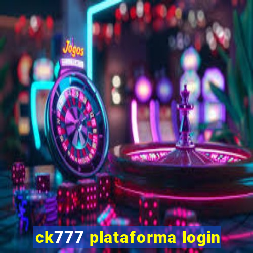 ck777 plataforma login